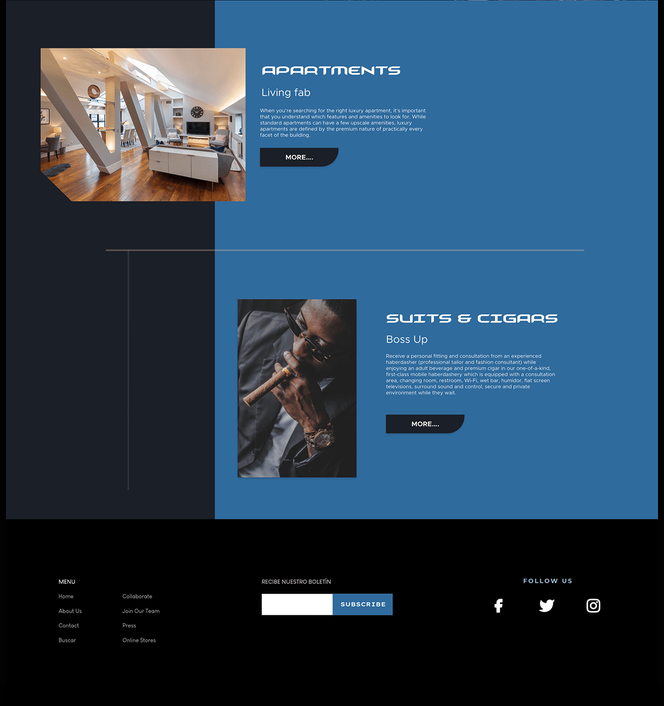 Man & Meaning Website Screen 3
