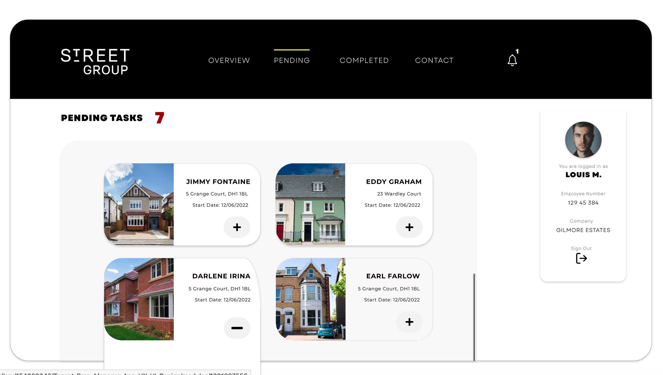 Tenant Manager App Screen 3
