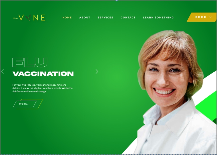 Pharmacy Website screenshot
