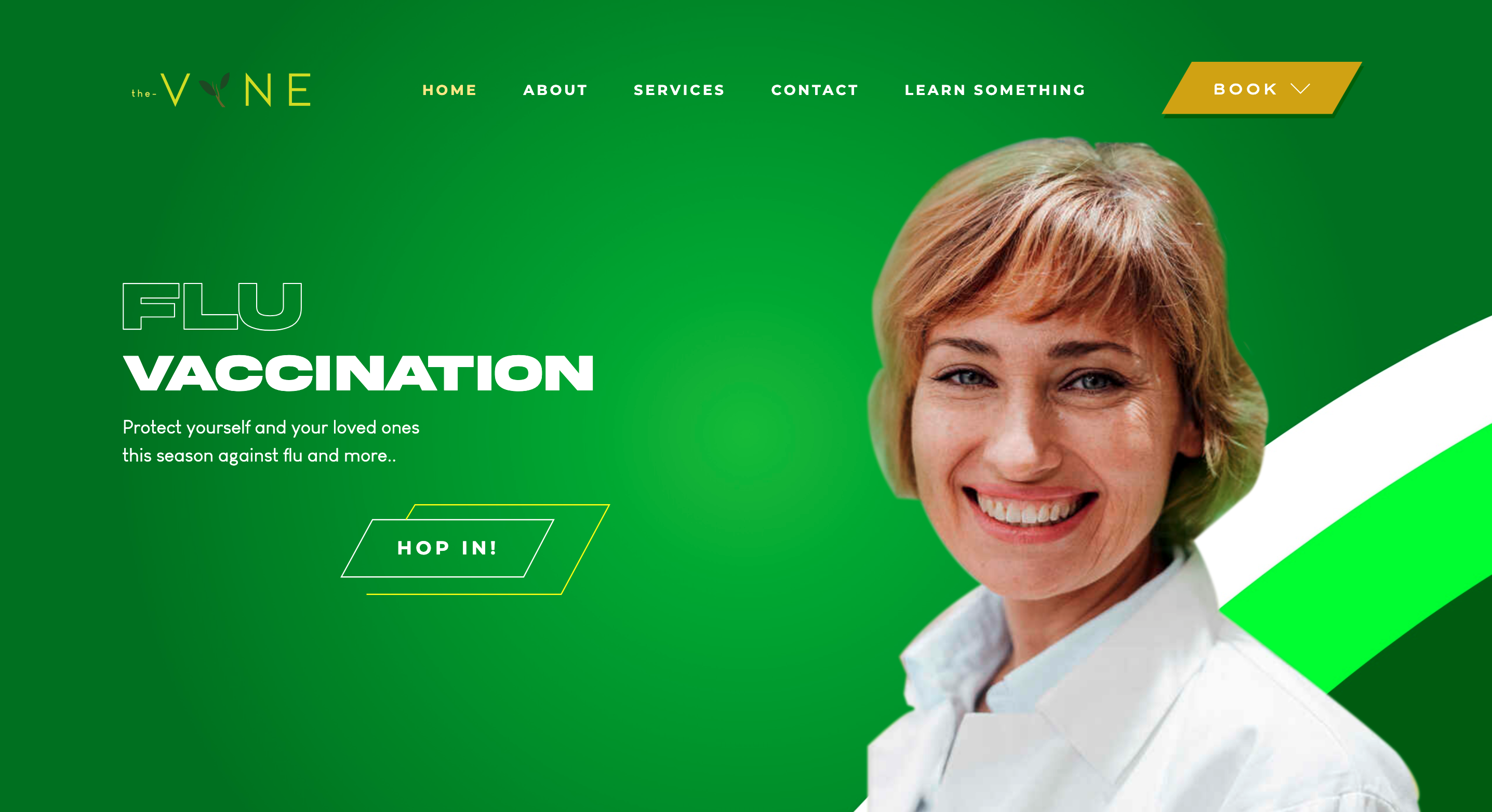 Pharmacy Website Screen 1
