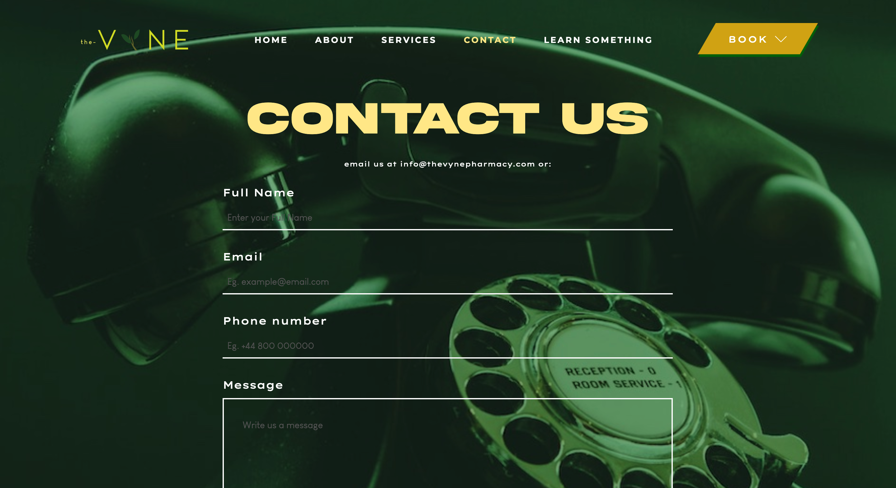 Pharmacy Website Screen 3